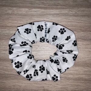 $7ea or 3/$15 mini paw print hair Scrunchie new